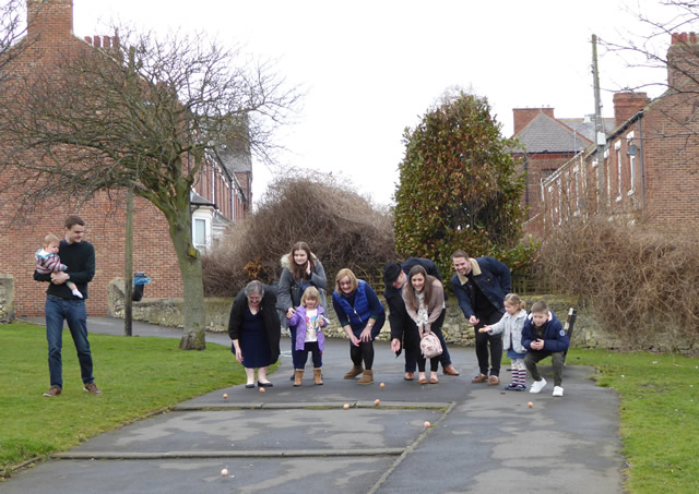 Easter Sunday Egg Rolling