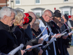 Father Paul blessed the SEAHAM Field of a Remembrance